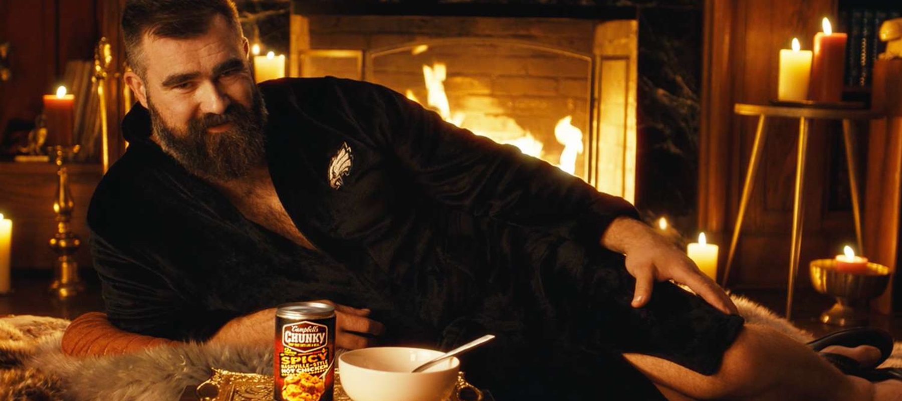 Campbell’s spicy ad campaign taps NFL’s Jason Kelce and Dexter Lawrence